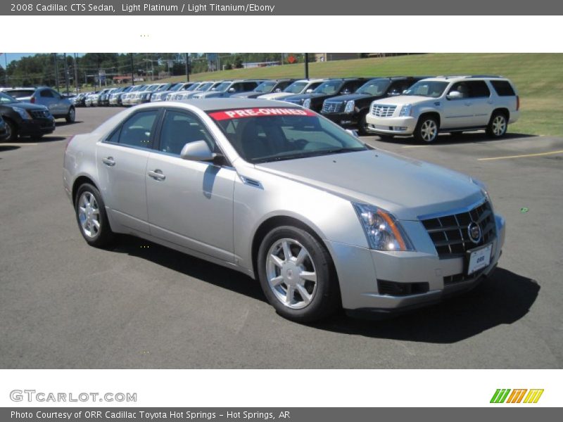 Light Platinum / Light Titanium/Ebony 2008 Cadillac CTS Sedan