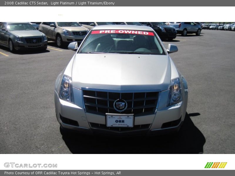 Light Platinum / Light Titanium/Ebony 2008 Cadillac CTS Sedan
