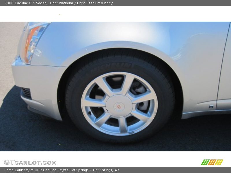 Light Platinum / Light Titanium/Ebony 2008 Cadillac CTS Sedan