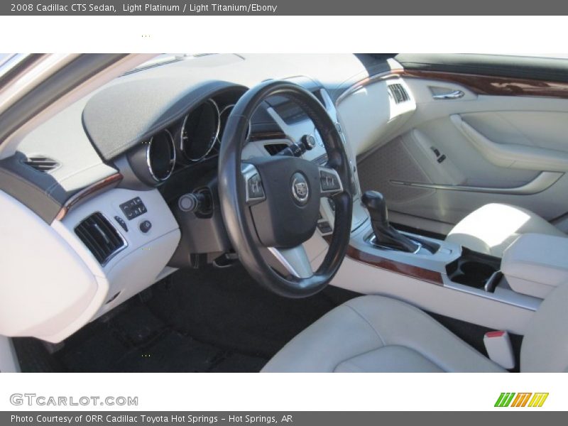 Light Platinum / Light Titanium/Ebony 2008 Cadillac CTS Sedan