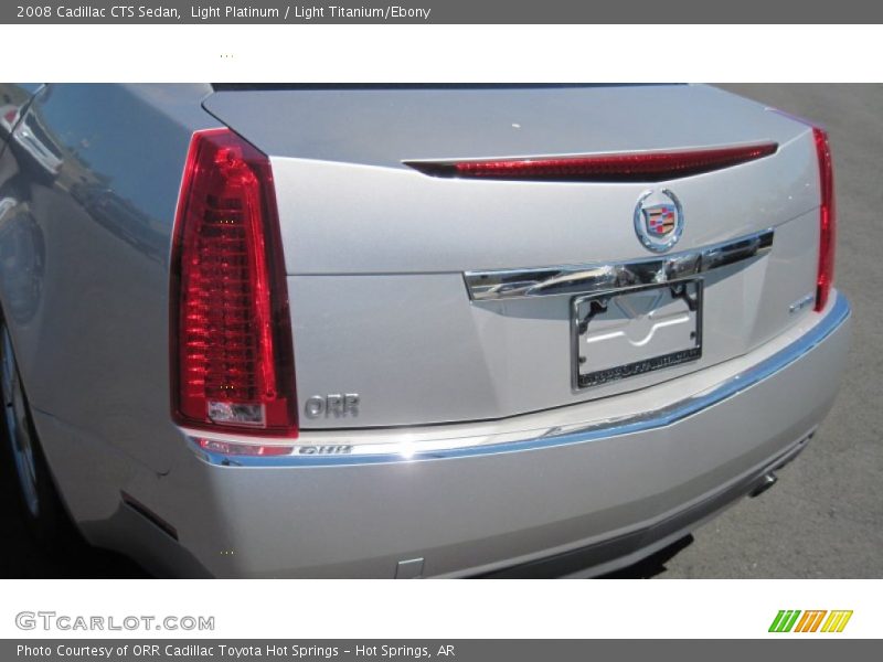 Light Platinum / Light Titanium/Ebony 2008 Cadillac CTS Sedan