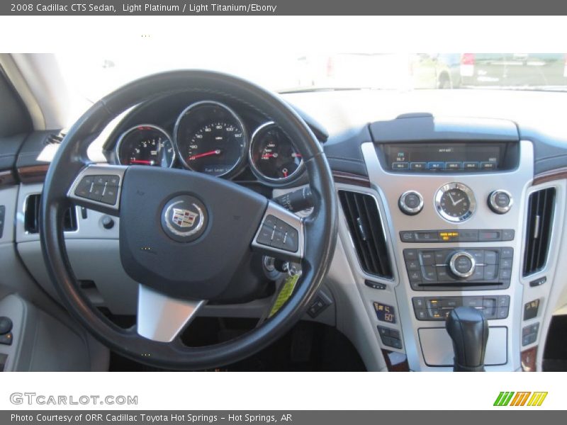 Light Platinum / Light Titanium/Ebony 2008 Cadillac CTS Sedan