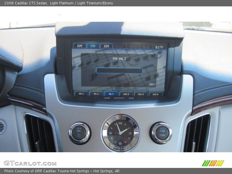 Light Platinum / Light Titanium/Ebony 2008 Cadillac CTS Sedan