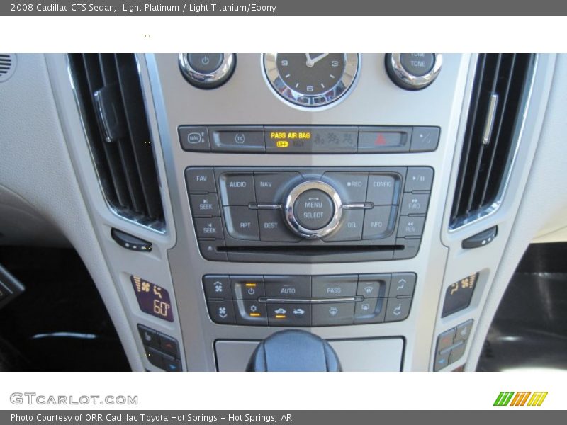 Light Platinum / Light Titanium/Ebony 2008 Cadillac CTS Sedan