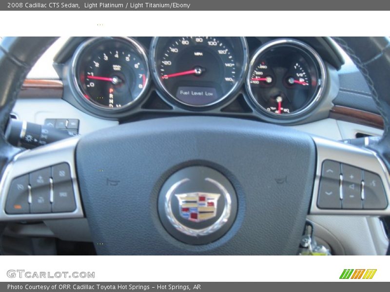 Light Platinum / Light Titanium/Ebony 2008 Cadillac CTS Sedan