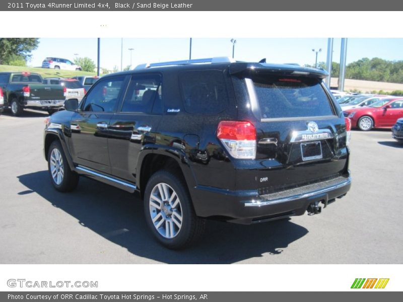 Black / Sand Beige Leather 2011 Toyota 4Runner Limited 4x4