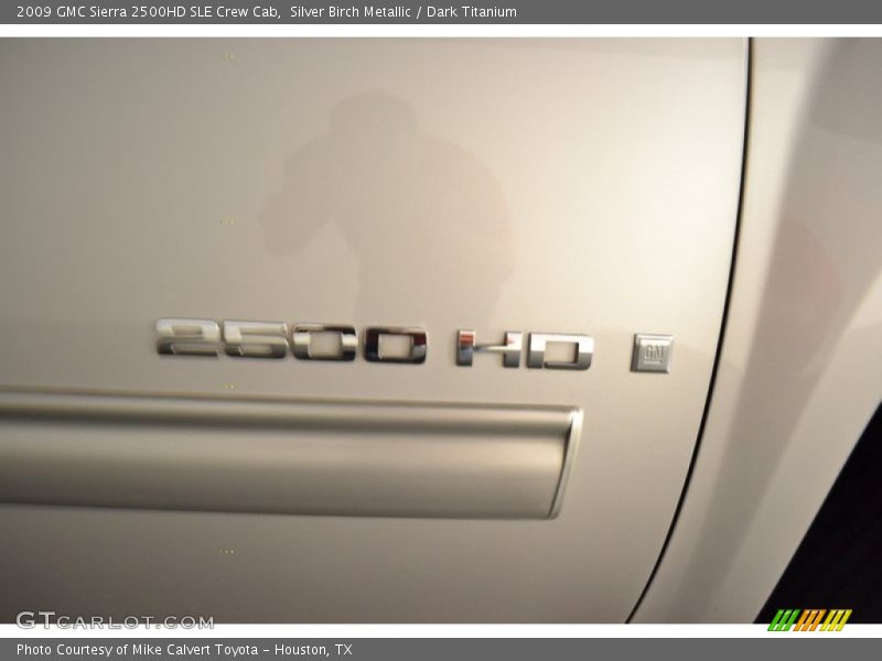 Silver Birch Metallic / Dark Titanium 2009 GMC Sierra 2500HD SLE Crew Cab