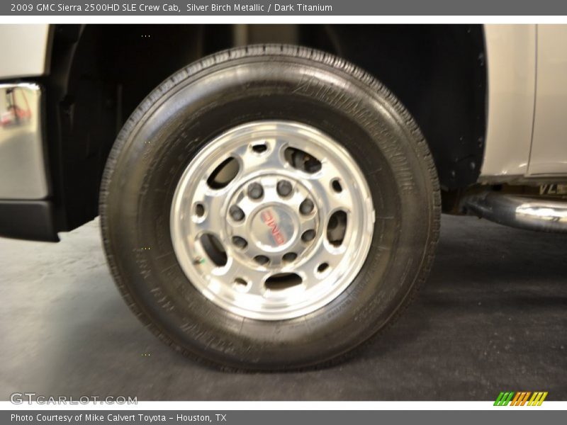 Silver Birch Metallic / Dark Titanium 2009 GMC Sierra 2500HD SLE Crew Cab