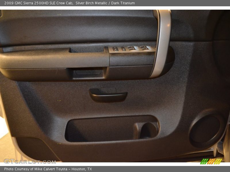 Silver Birch Metallic / Dark Titanium 2009 GMC Sierra 2500HD SLE Crew Cab