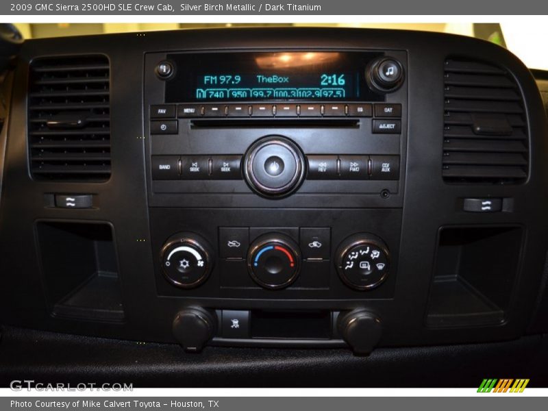 Silver Birch Metallic / Dark Titanium 2009 GMC Sierra 2500HD SLE Crew Cab