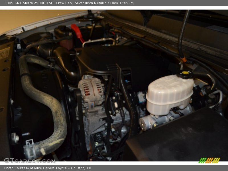 Silver Birch Metallic / Dark Titanium 2009 GMC Sierra 2500HD SLE Crew Cab