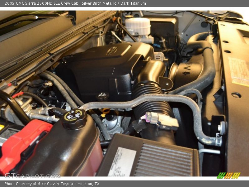 Silver Birch Metallic / Dark Titanium 2009 GMC Sierra 2500HD SLE Crew Cab