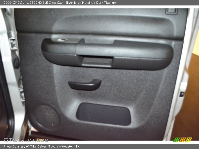 Silver Birch Metallic / Dark Titanium 2009 GMC Sierra 2500HD SLE Crew Cab