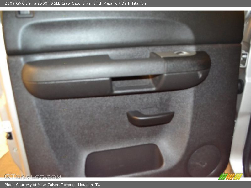 Silver Birch Metallic / Dark Titanium 2009 GMC Sierra 2500HD SLE Crew Cab