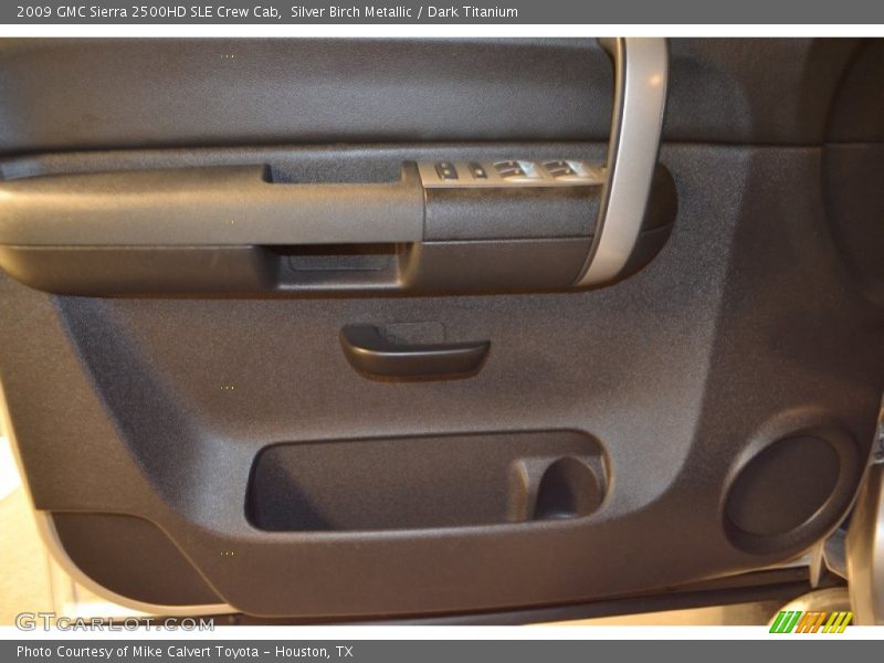 Silver Birch Metallic / Dark Titanium 2009 GMC Sierra 2500HD SLE Crew Cab