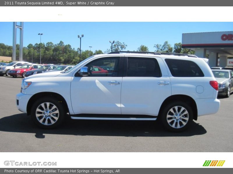 Super White / Graphite Gray 2011 Toyota Sequoia Limited 4WD