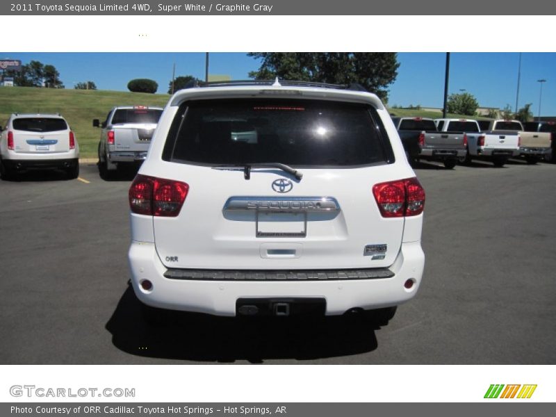 Super White / Graphite Gray 2011 Toyota Sequoia Limited 4WD