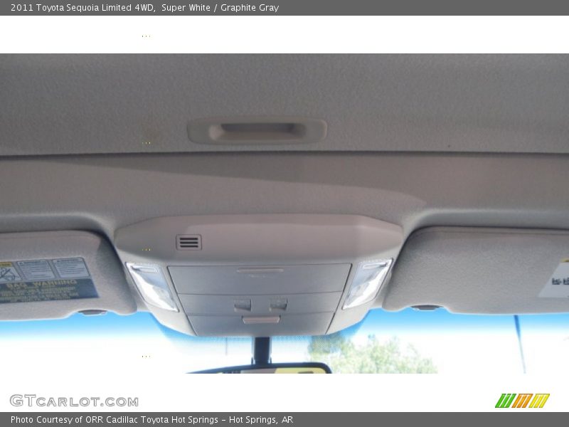 Super White / Graphite Gray 2011 Toyota Sequoia Limited 4WD