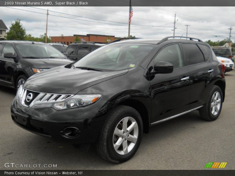 Super Black / Black 2009 Nissan Murano S AWD