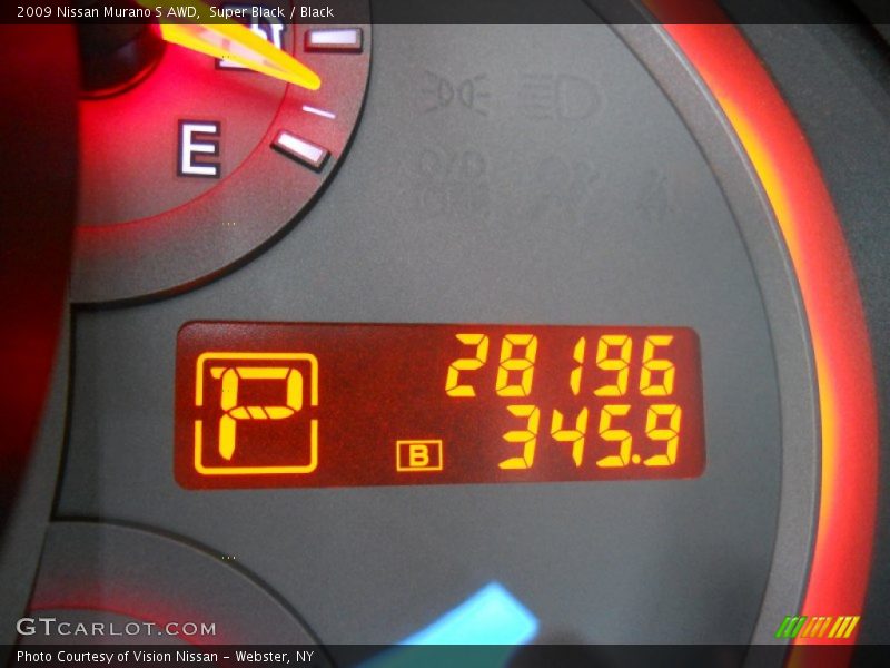 Super Black / Black 2009 Nissan Murano S AWD