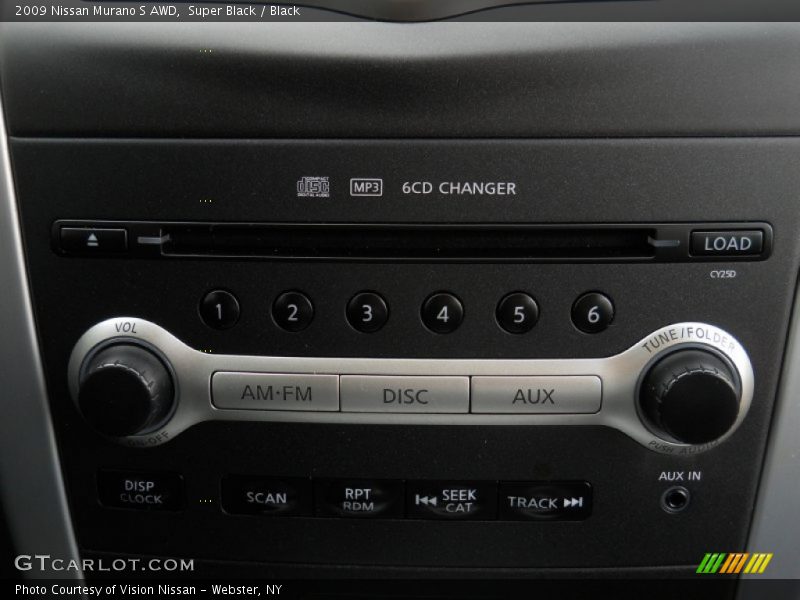 Super Black / Black 2009 Nissan Murano S AWD