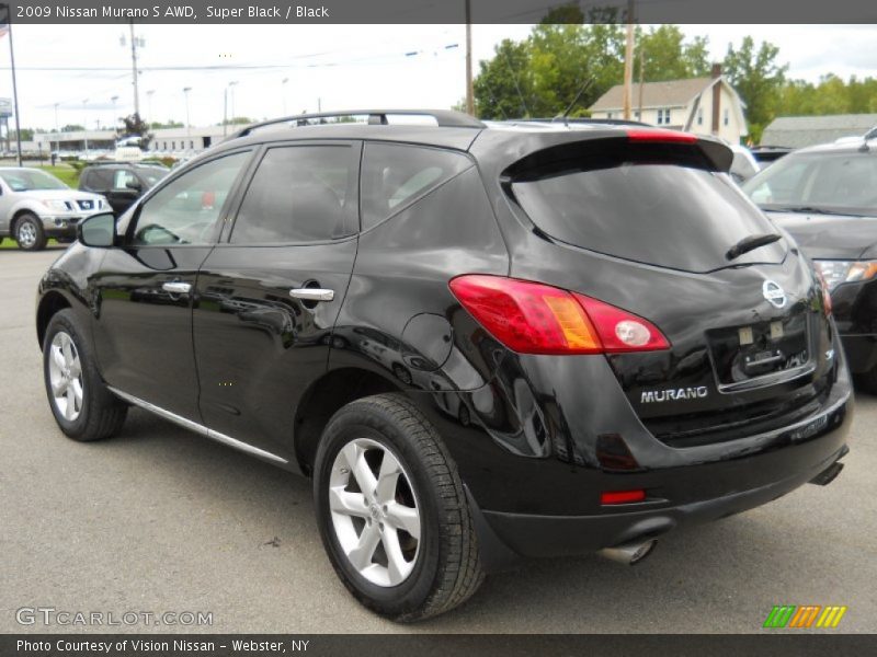 Super Black / Black 2009 Nissan Murano S AWD