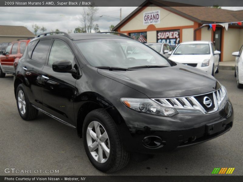 Super Black / Black 2009 Nissan Murano S AWD