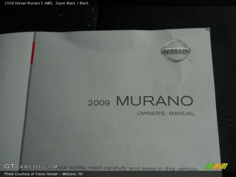 Super Black / Black 2009 Nissan Murano S AWD