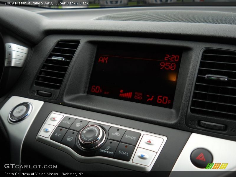 Super Black / Black 2009 Nissan Murano S AWD