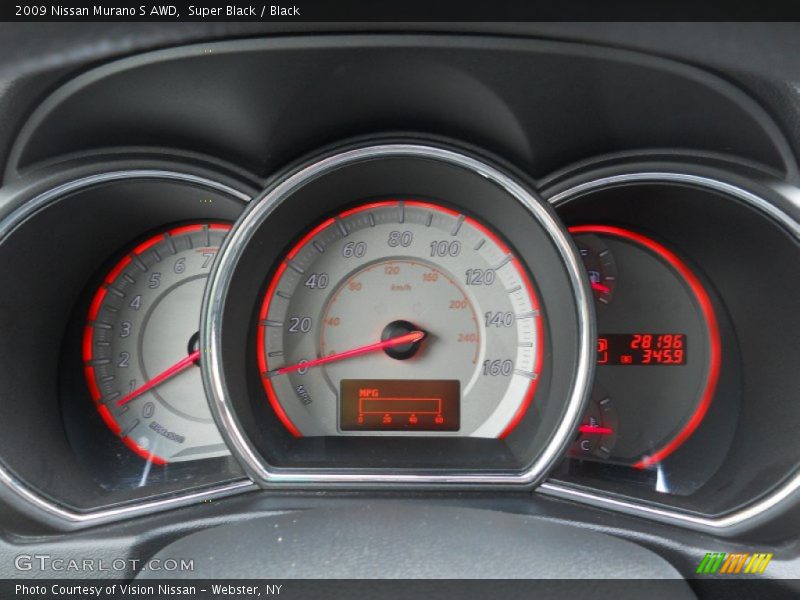 Super Black / Black 2009 Nissan Murano S AWD