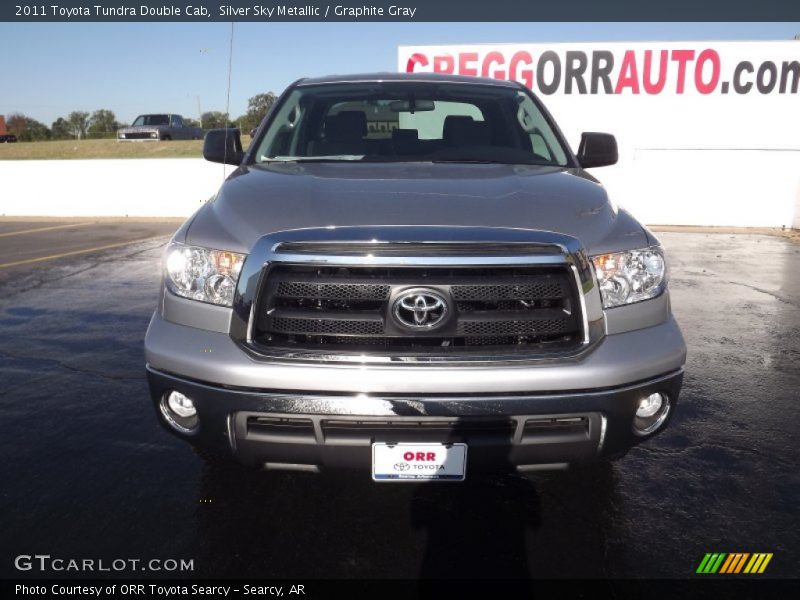 Silver Sky Metallic / Graphite Gray 2011 Toyota Tundra Double Cab