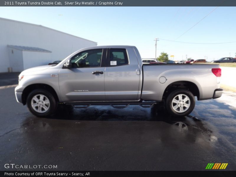 Silver Sky Metallic / Graphite Gray 2011 Toyota Tundra Double Cab