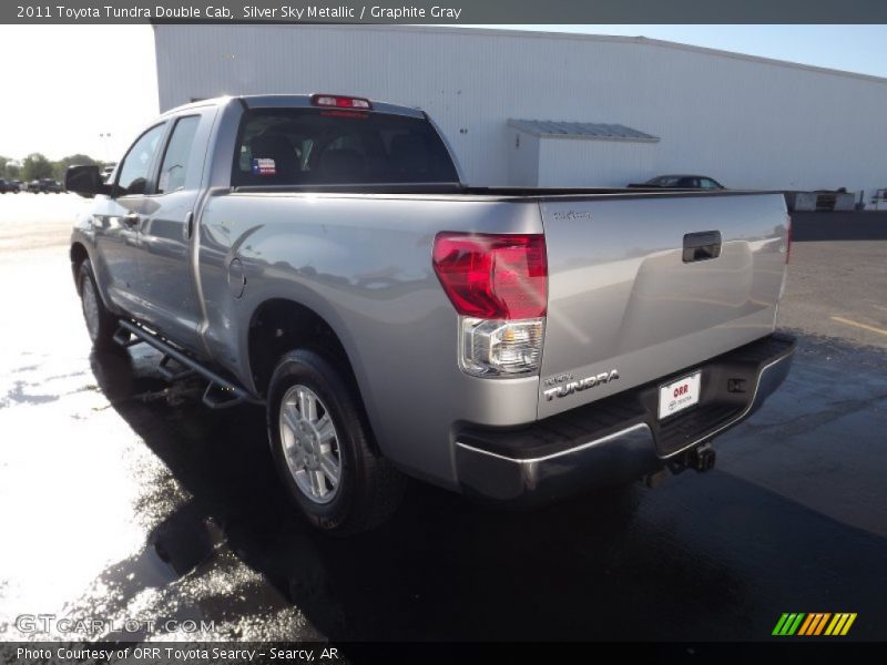 Silver Sky Metallic / Graphite Gray 2011 Toyota Tundra Double Cab