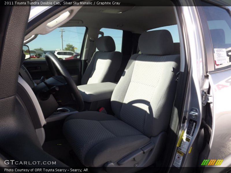 Silver Sky Metallic / Graphite Gray 2011 Toyota Tundra Double Cab