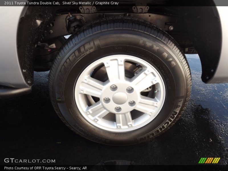 Silver Sky Metallic / Graphite Gray 2011 Toyota Tundra Double Cab