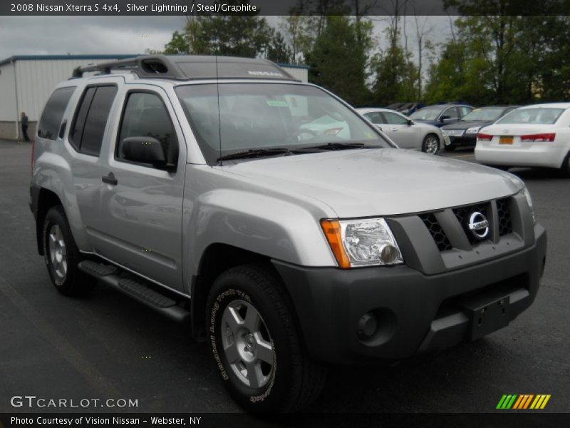 Silver Lightning / Steel/Graphite 2008 Nissan Xterra S 4x4