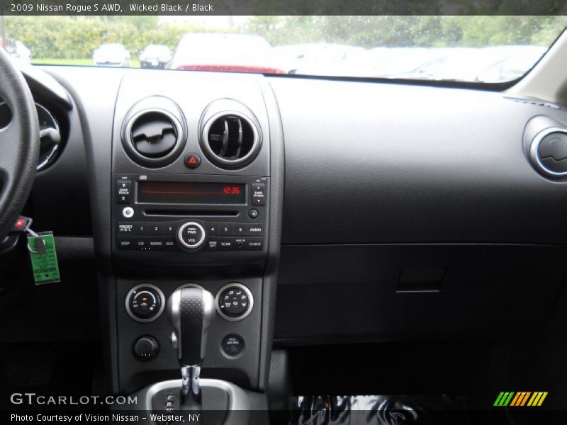 Wicked Black / Black 2009 Nissan Rogue S AWD