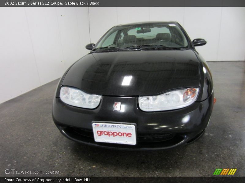 Sable Black / Black 2002 Saturn S Series SC2 Coupe