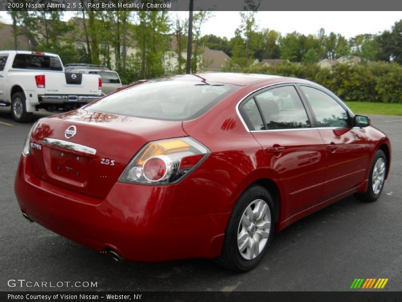 Red Brick Metallic / Charcoal 2009 Nissan Altima 2.5 S