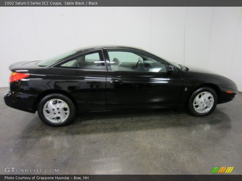 Sable Black / Black 2002 Saturn S Series SC2 Coupe