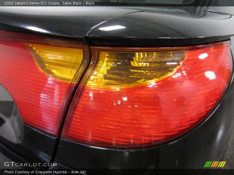 Sable Black / Black 2002 Saturn S Series SC2 Coupe