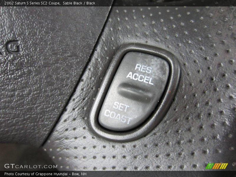 Sable Black / Black 2002 Saturn S Series SC2 Coupe