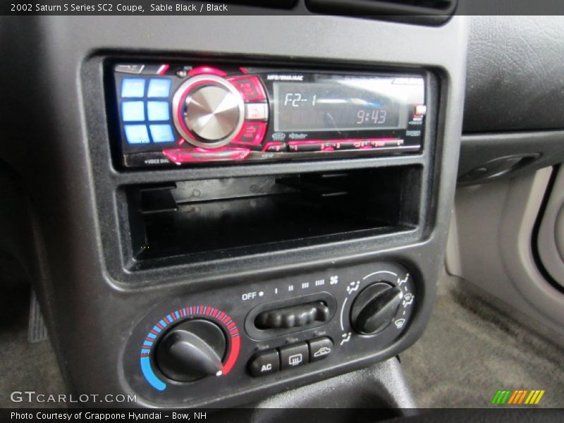 Sable Black / Black 2002 Saturn S Series SC2 Coupe