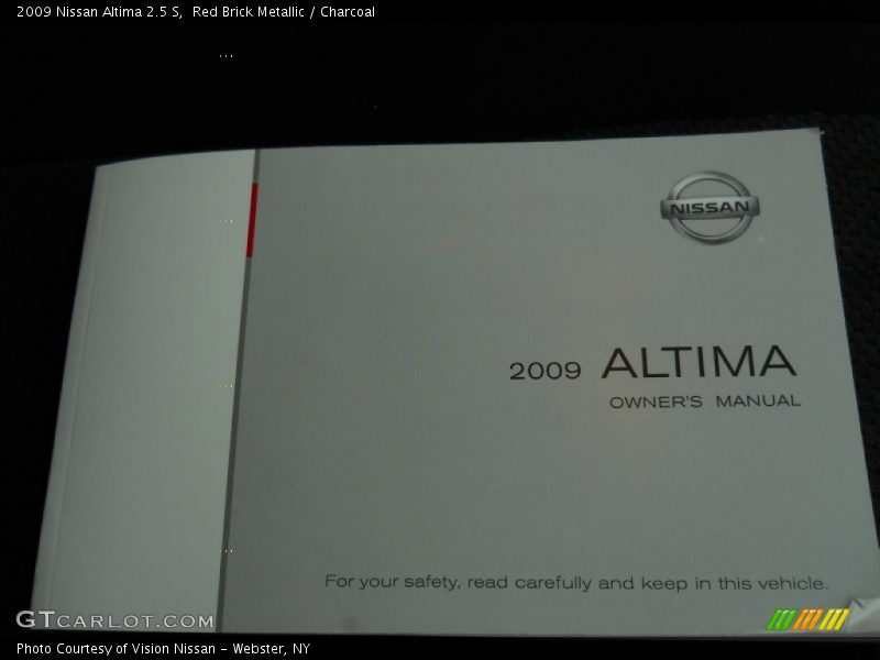 Red Brick Metallic / Charcoal 2009 Nissan Altima 2.5 S