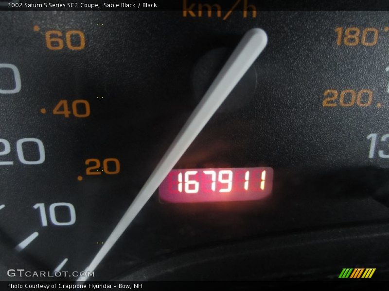 Sable Black / Black 2002 Saturn S Series SC2 Coupe