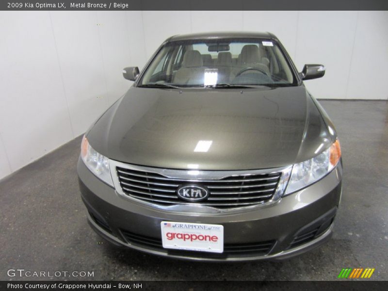 Metal Bronze / Beige 2009 Kia Optima LX