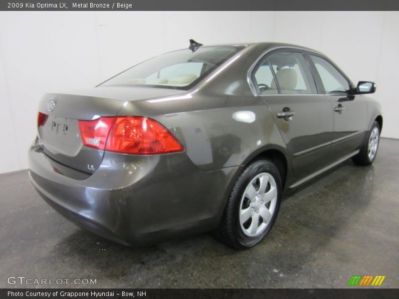 Metal Bronze / Beige 2009 Kia Optima LX