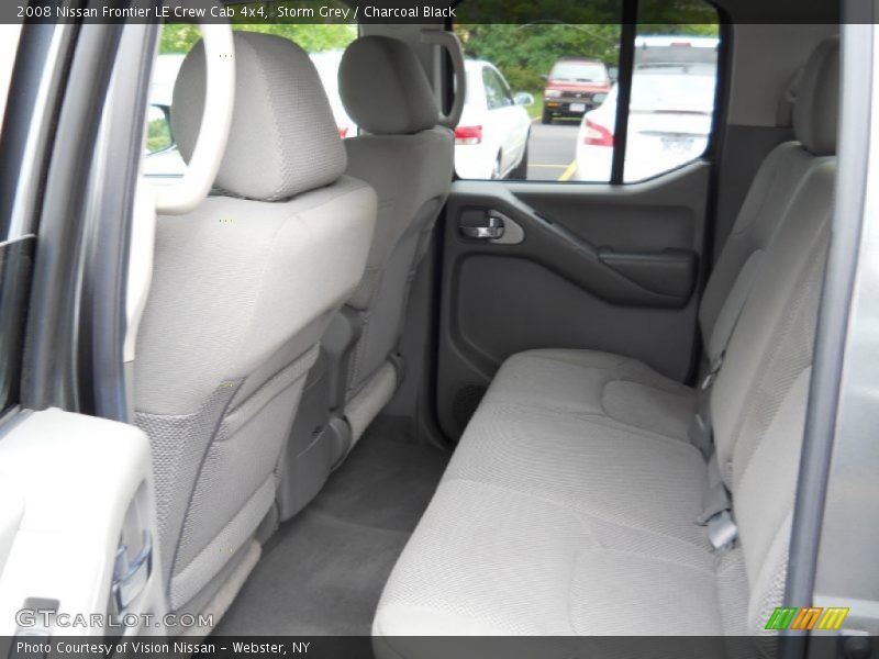 Storm Grey / Charcoal Black 2008 Nissan Frontier LE Crew Cab 4x4