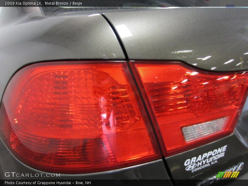 Metal Bronze / Beige 2009 Kia Optima LX