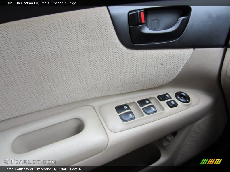 Metal Bronze / Beige 2009 Kia Optima LX